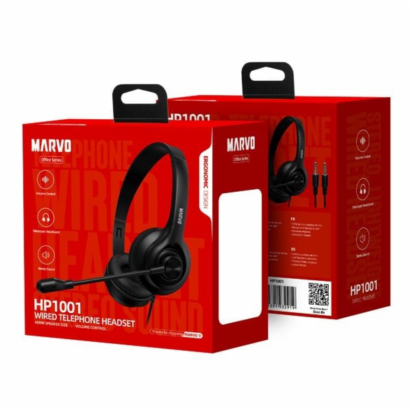 Marvo sluchátka s mikrofonem HP1001