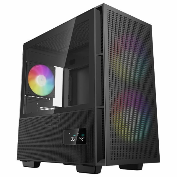 DeepCool CH360 DIGITAL Micro Tower Black