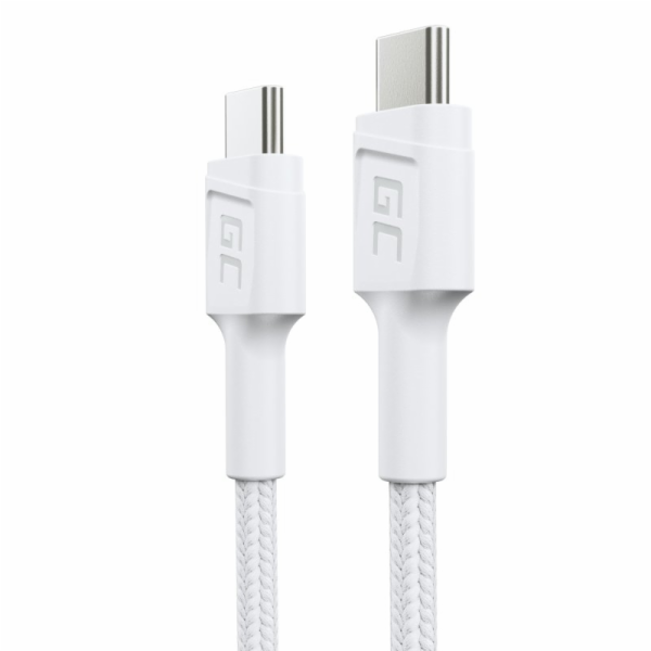 Green Cell PowerStream Cable White USB-C Type C 30cm with...