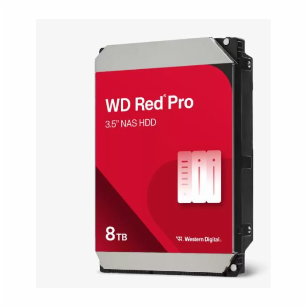 WD RED Pro NAS WD8005FFBX 8TB SATAIII/600, 512MB cache, CMR