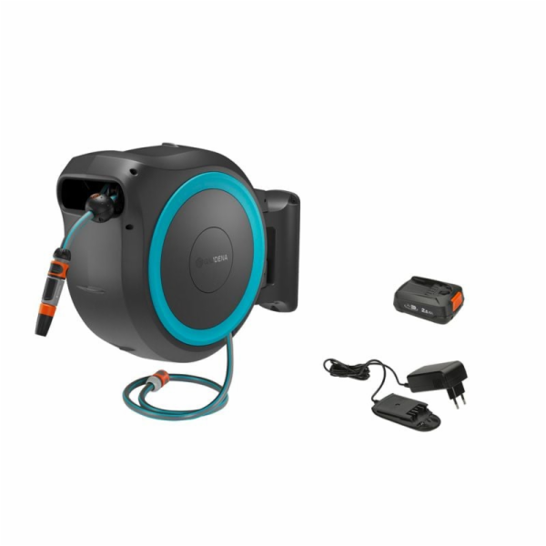 Gardena 18640-20 Aku nástěnný box na hadici PowerRoll XL-...