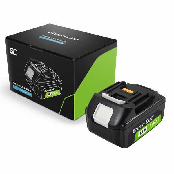 Zelená baterie Green Cell pro Makita LXT 18V 5Ah náhradní...