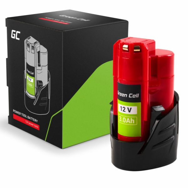 Green Cell Baterie pro Milwaukee M12 12V 3Ah, náhrada za ...