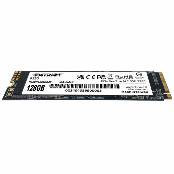 PATRIOT P320 128GB SSD / Interní / M.2 PCIe Gen3 x4 NVMe ...