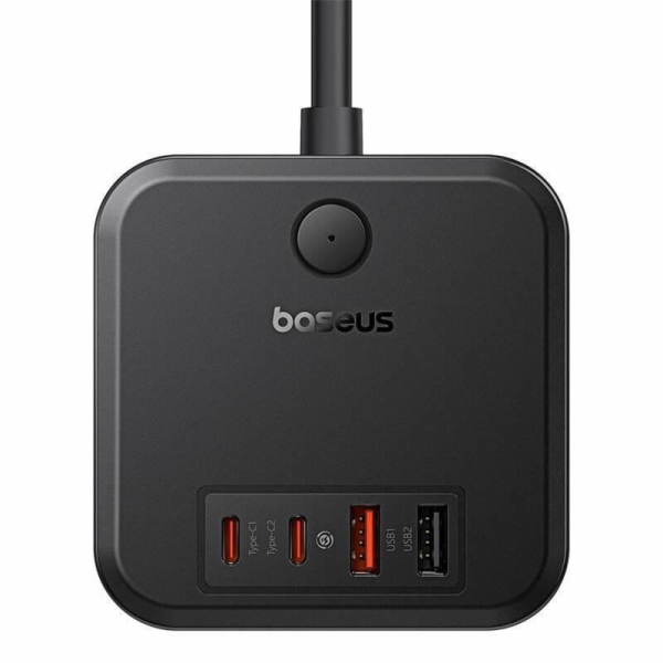 Baseus PowerCombo Univerzální napájecí lišta Indoor Black