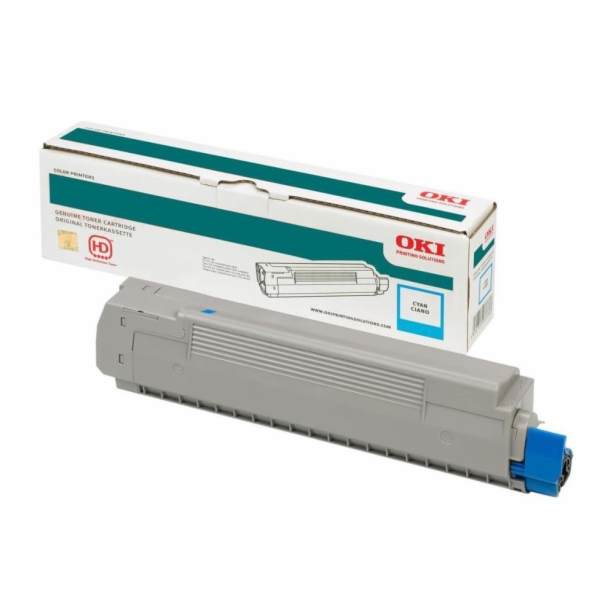 OKI Toner 46606507 pro PRO8432 azurový