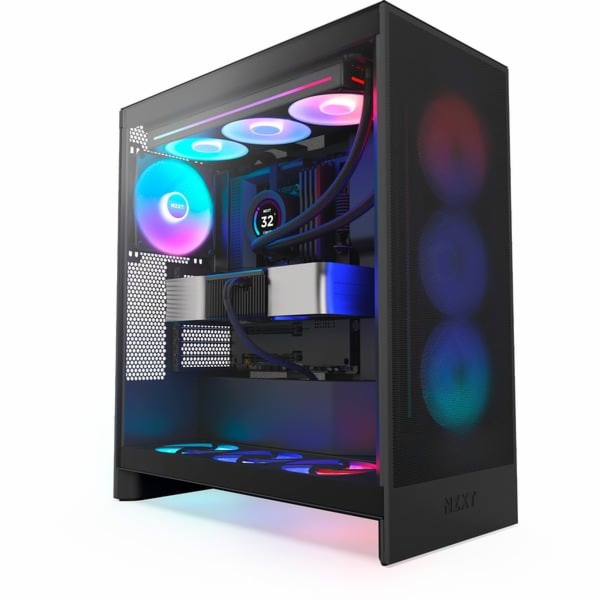 NZXT skříň H7 Flow RGB edition / ATX / 1x360mm RGB core f...