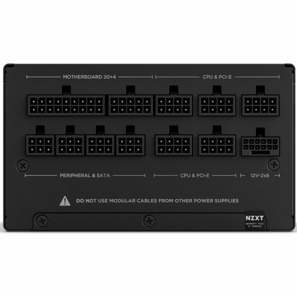 NZXT C1200 Gold ATX 3.1 (černá, 1x 16pinový konektor pro ...