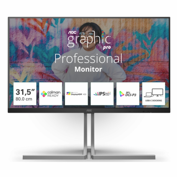 AOC U32U3CV, LED monitor