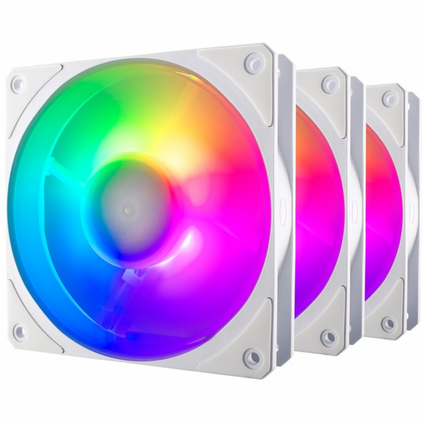 Cooler Master Mobius 120P ARGB 120x120x25 (bílá, balení p...
