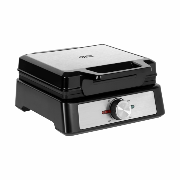 Vaflovač Teesa TEESA, 2 vafle, 1600W, nerez, regulace výkonu