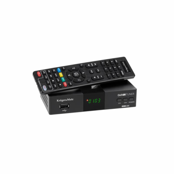 TV tuner Kruger&Matz DVB-T2 tuner H.265 HEVC Kruger&Matz ...