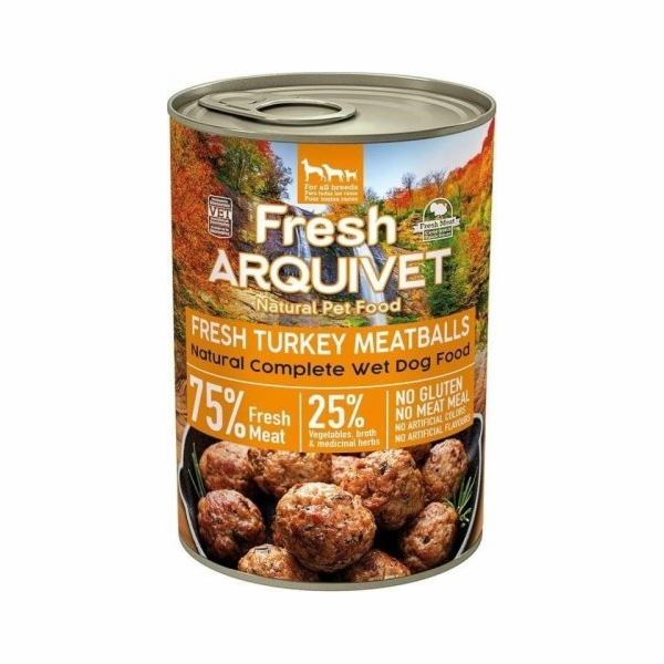 ARQUIVET Fresh Turkey Meatballs - mokré krmivo pro psy - ...