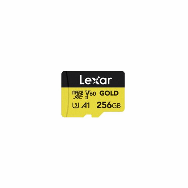 Karta Lexar Gold MicroSDXC 256 GB Class 10 UHS-II/U3 A1 V...