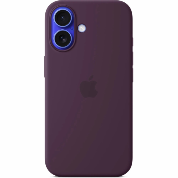 iPhone 16 Silicone Case with MS - Plum
