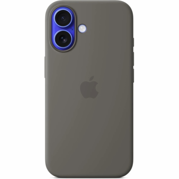 iPhone 16 Silicone Case with MagSafe - Stone Gray
