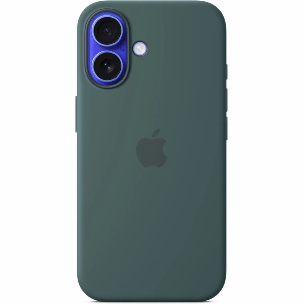 iPhone 16 Plus Silicone Case with MagSafe - Lake Green