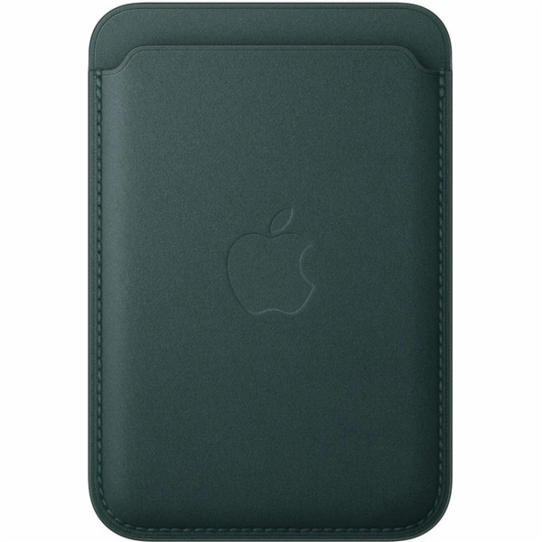Peněženka Apple iPhone FineWoven s MagSafe – tmavě zelená