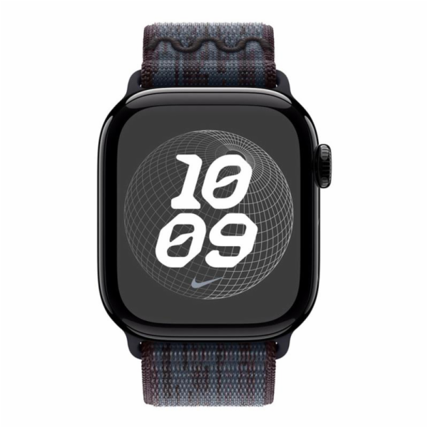 Apple Watch 46mm Black/Blue Nike Sport Loop *Rozbalený*