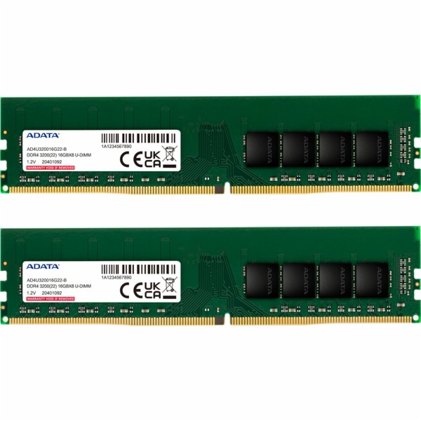 ADATA DIMM 32 GB DDR4-3200 (2x 16 GB) duální sada, RAM