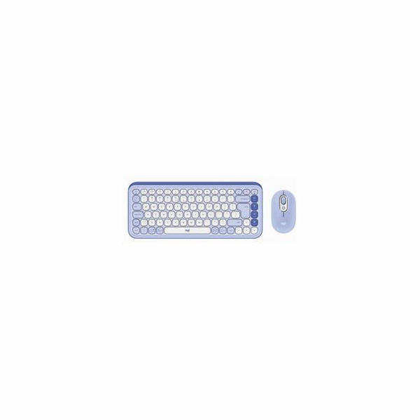 Logitech POP Icon Combo - Klávesnice a sada myši - bezdrá...