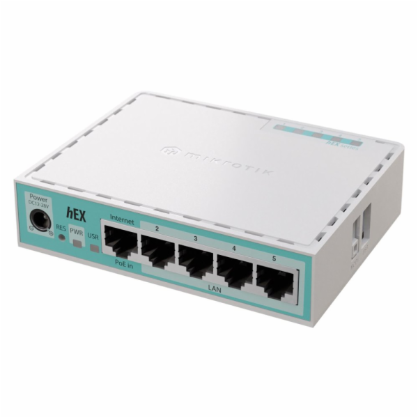 RouterBoard Mikrotik hEX (2024 version) 5x GLan, PoE IN, ...