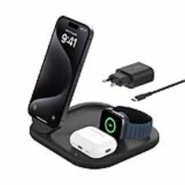 Belkin BOOST CHARGE™ Qi2 15W 3v1 Magnetický nabíjecí stoj...