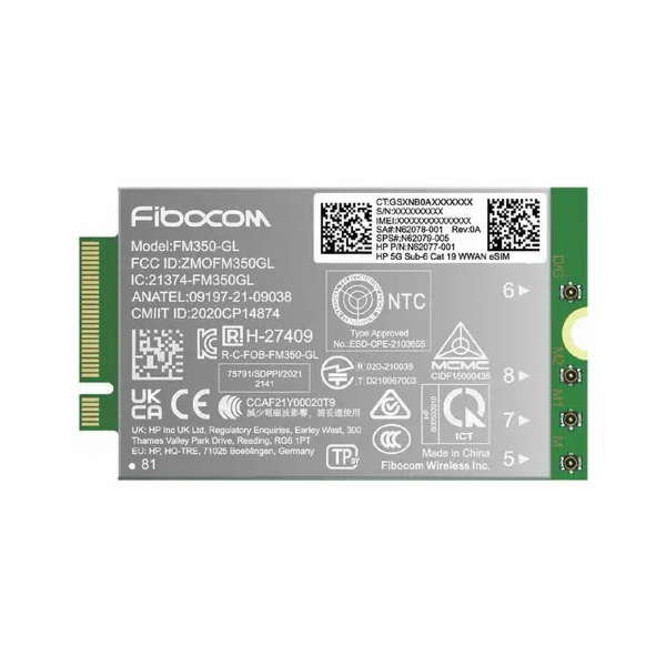 HP 5G NR/4G WWAN
