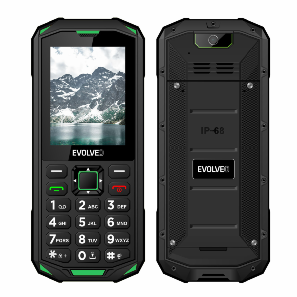 EVOLVEO StrongPhone X5, vodotěsný odolný Dual SIM telefon...