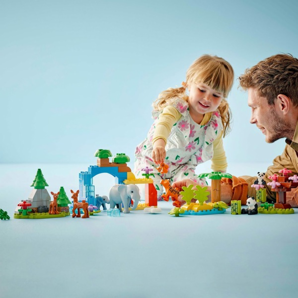 Stavebnice LEGO 10446 DUPLO Town Rodiny divokých zvířat 3v1