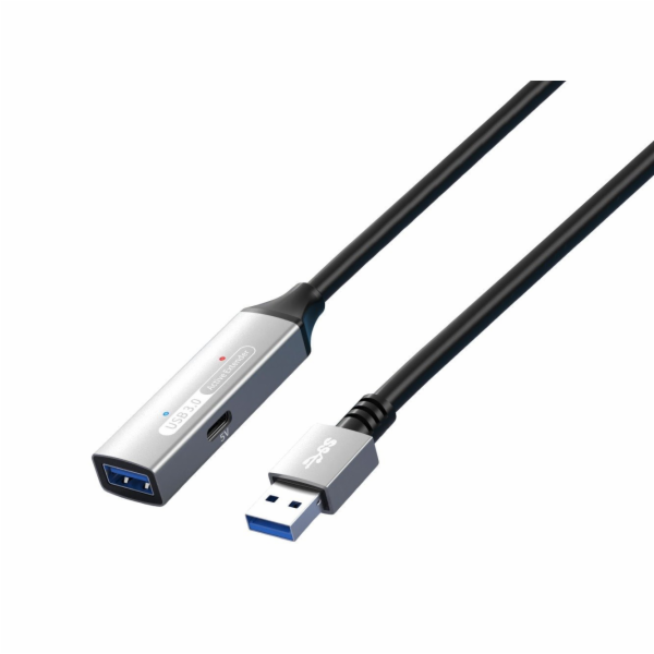 PremiumCord USB 3.2 repeater a predlžovací kábel Male-Fem...