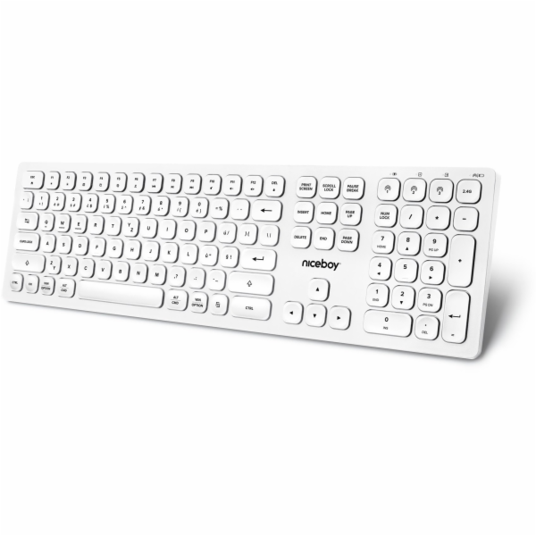 Klávesnice Niceboy Office K30 White