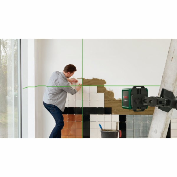 Bosch Quigo Green, Křížový čárový laser se svorkou