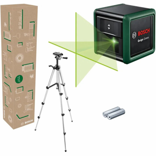 Bosch Quigo Green, Křížový čárový laser se stativem