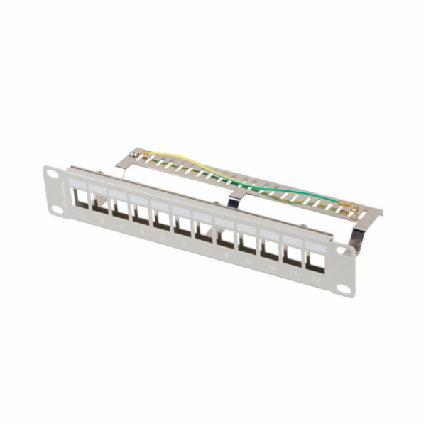 LANBERG PATCH PANEL 12 PORTŮ 1U 19" FTP PRO MODULY KEYSTO...