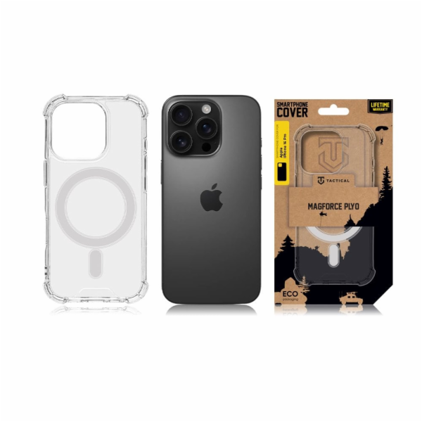 Tactical MagForce Plyo Kryt pro Apple iPhone 16 Pro Trans...