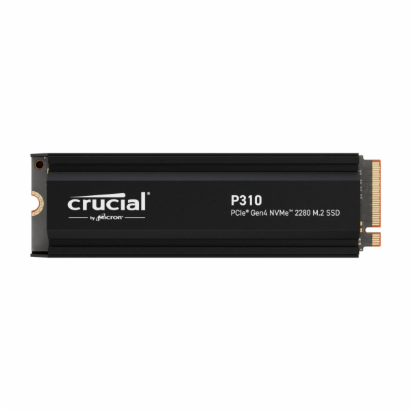 Crucial SSD 1TB P310 PCIe Gen4 2280 NVMe M.2 s chladičem