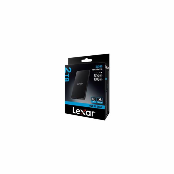 Lexar SL300 2TB SSD disk USB 3.2 Gen2 1050/1000 MB/s