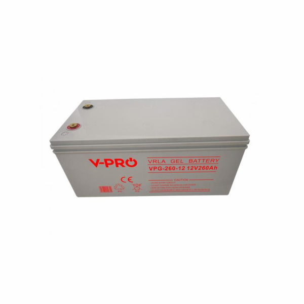 Baterie gelová 12V 260Ah V-PRO ULTRA SOLAR DEEP CYCLE
