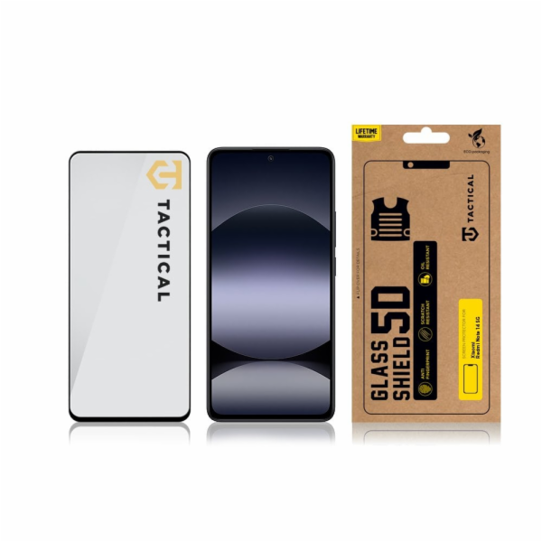 Tactical Glass Shield 5D sklo pro Xiaomi Redmi Note 14 4G...