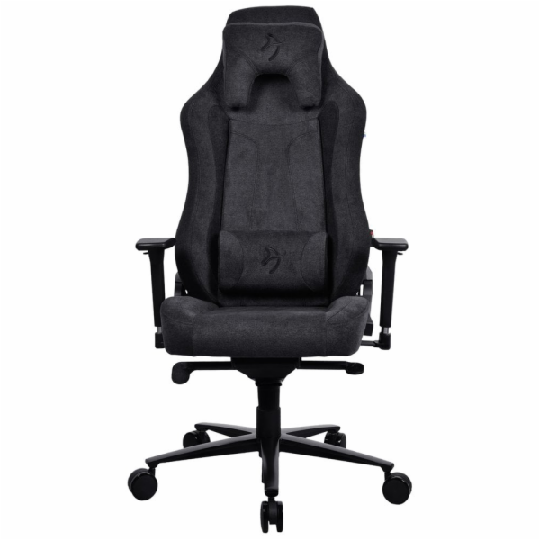 AROZZI herní židle VERNAZZA Soft Fabric Pure Black/ povrc...