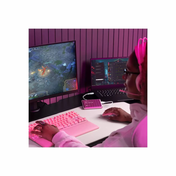 WD BLACK P10 Game Drive 4TB 2.5" USB Pink