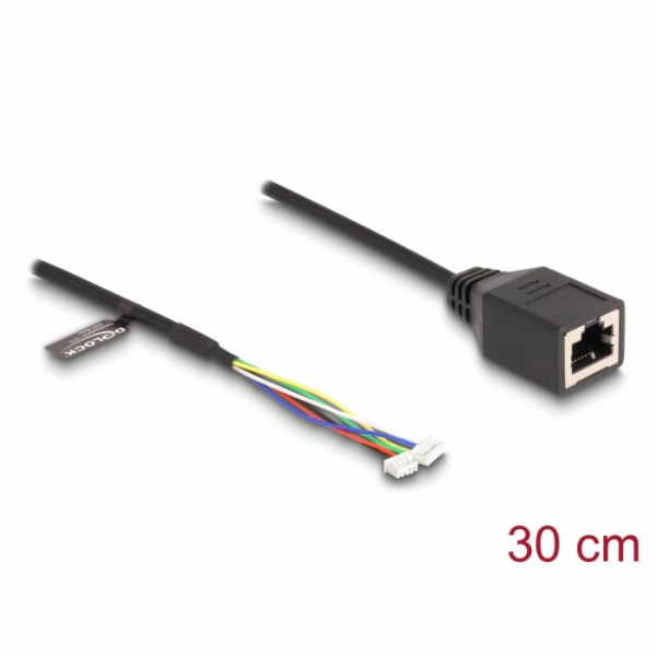 Delock Kabel ze zásuvky RJ45 na zásuvkový pinový konektor...