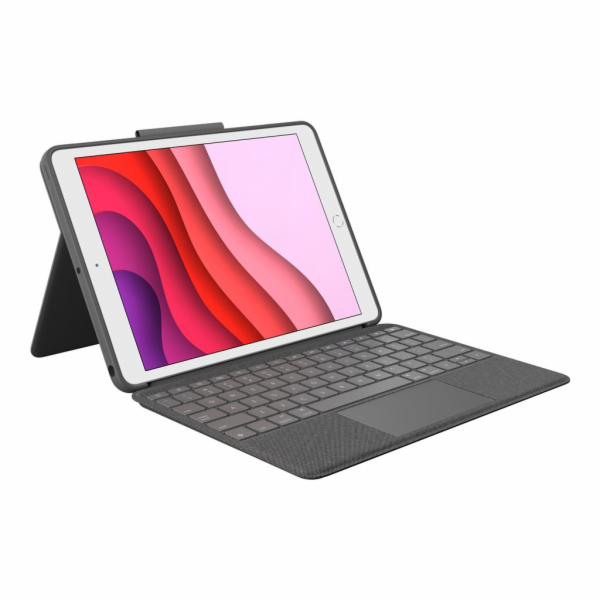 Logitech Combo Touch - Klávesnice a pouzdro - s trackpad ...