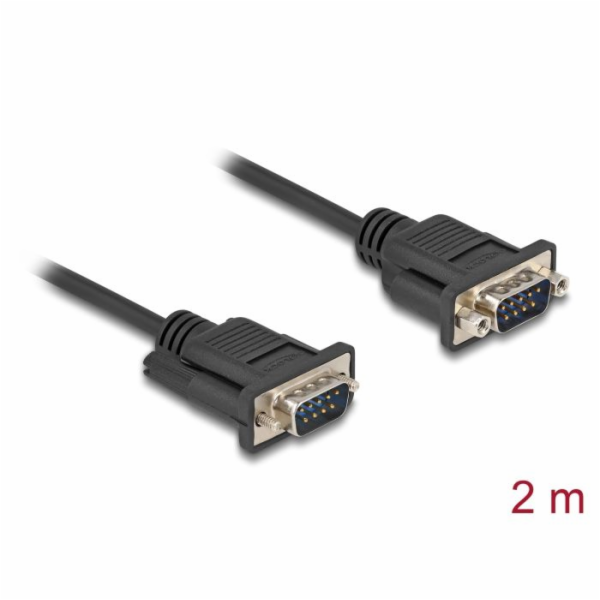 Delock Sériový kabel rozhraní RS-232 D-Sub9, ze zástrčkov...