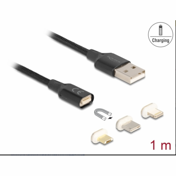 Delock - USB charge adapter kit - USB (M) do Micro USB ty...