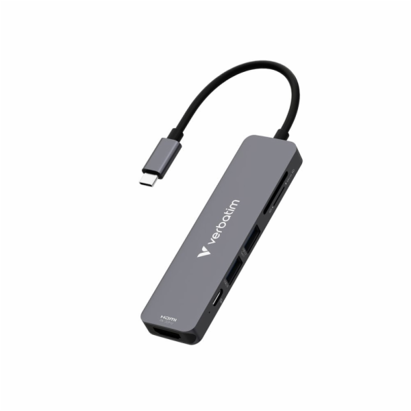 Verbatim USB-C Essentials Multi-  Port Hub 6 Port/card re...