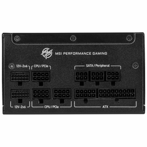 MSI zdroj MPG A1000GS PCIE5/ 1000W/ ATX3.1/ akt. PFC/ 10 ...