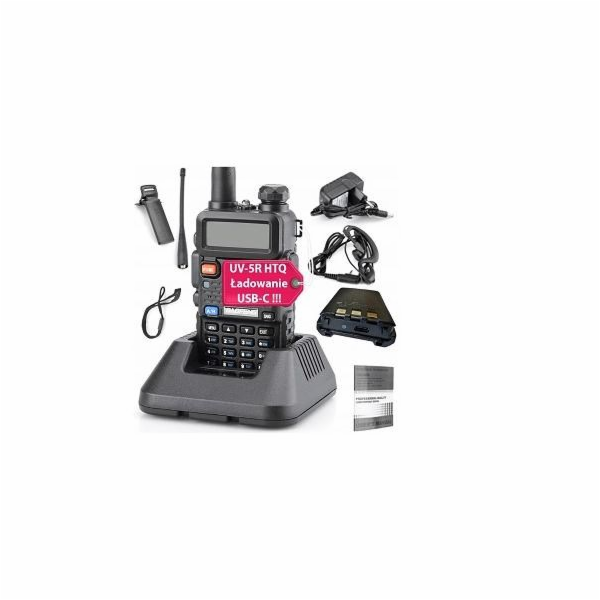 VYSÍLAČKA BAOFENG UV-5R HTQ USB-C