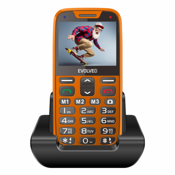 EVOLVEO EasyPhone XR, mobilní telefon pro seniory s nabíj...